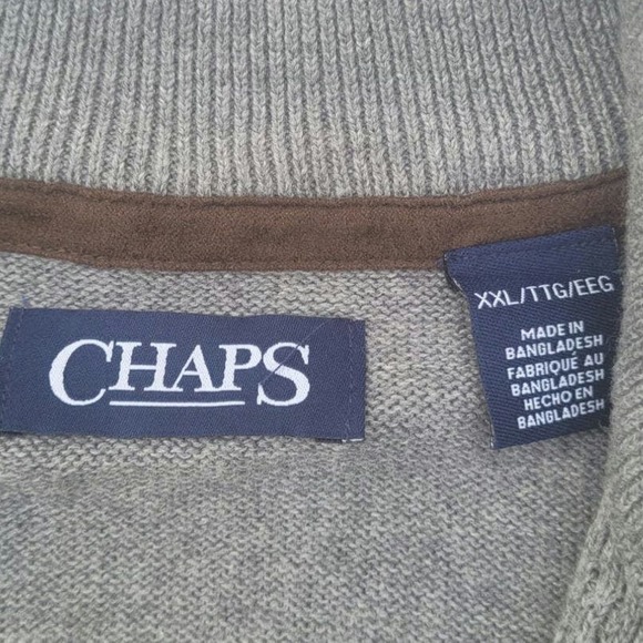 Vintage Ralph Lauren Chaps Zip Sweater Vest 2 - Picture 5 of 7